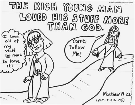 Image result for the rich young ruler coloring page