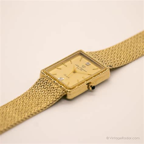 Vintage Gold-tone Jules Jurgensen Watch | Japan Quartz Luxury Watch – Vintage Radar