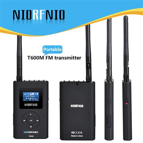 Free Shipping NIO T600M 0.6W Portable Mini Power FM Radio Broadcasting ...