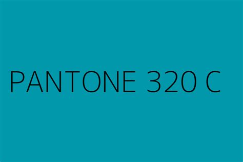 PANTONE 320 C Color HEX code