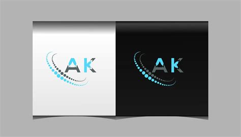 AK letter logo creative design. AK unique design. 10260328 Vector Art at Vecteezy