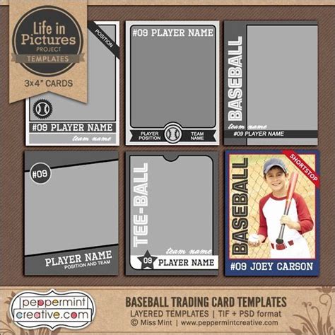 Free Baseball Card Template Download Lovely Best 25 Trading Card ...