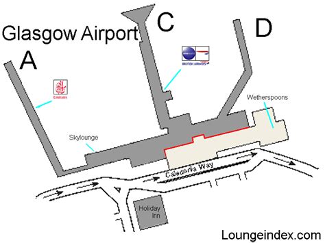 GLA: Glasgow Airport Guide - Terminal map, airport guide, lounges, bars ...