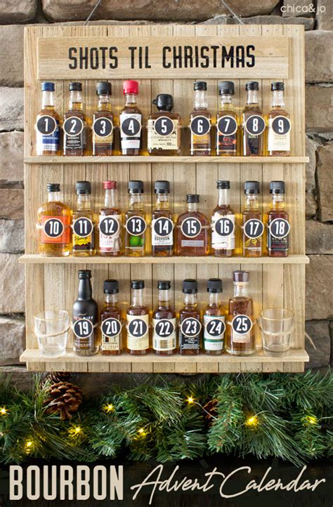 DIY Bourbon Advent Calendar | Chica and Jo