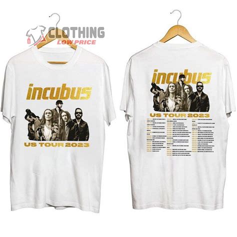 Incubus Tour 2023 Crewneck Merch, Incubus Band 2023 Tee, Incubus Rock ...