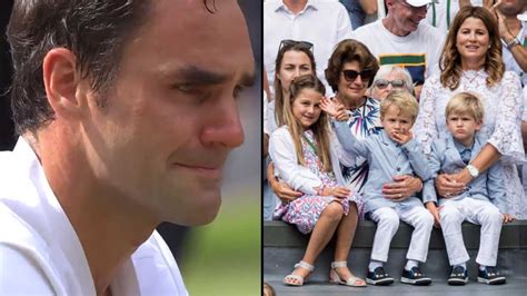 Watch How Roger Federer Got Emotional As His Kids Watched Him Win His 8th Wimbledon Title