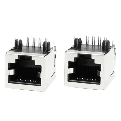 Buy RJ45 (8P-8C) Female Plug ( Pack of 5) Online at Robu.in