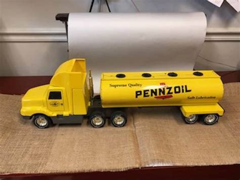 Vintage Ertl Deluxe International Semi Truck Pennzoil Tanker - Etsy