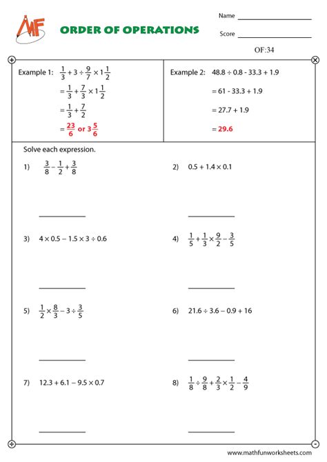 Free order of operations worksheet doc, Download Free order of operations worksheet doc png ...