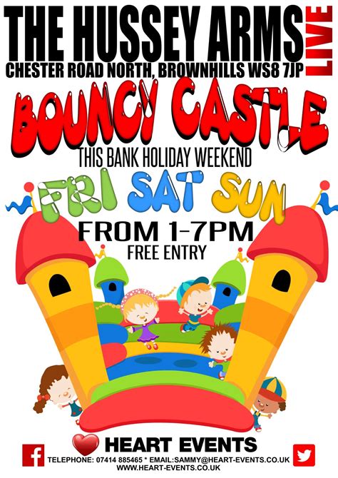 Bouncy Castle at the Hussey Arms this afternoon! | BrownhillsBob's ...