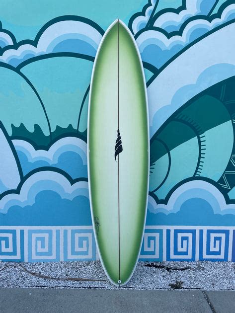 7'7 Round Jig - Ombre Green – Gypsy Life Surf Shop