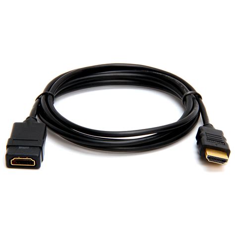 HDMI Cable M-F Extension Gold Plated Connectors - 6Feet