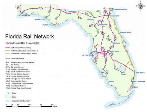 Florida Railroad Map | Free Printable Maps