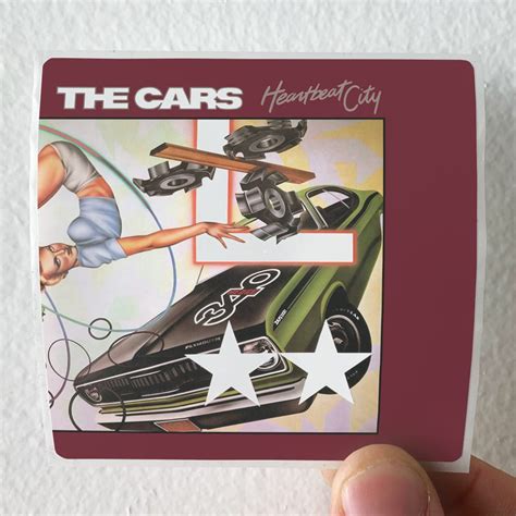 The Cars Heartbeat City Album Cover Sticker