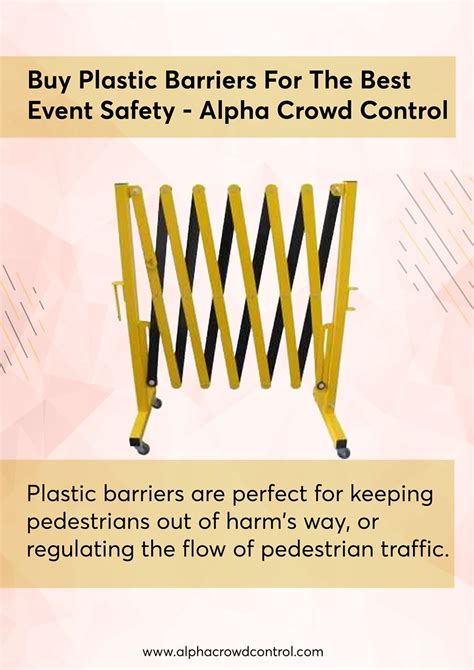 Add More Safety To Your Event With Plastic Barriers | Flickr