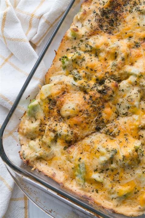 Low Carb Chicken Casserole {keto friendly} | Kasey Trenum