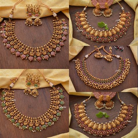 Antique Necklace Designs Collection - South India Jewels