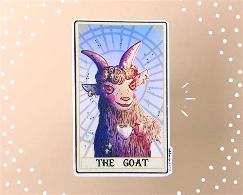 Goat Sticker Vinyl Stickers Laptop Sticker Goat Gift Idea - Etsy