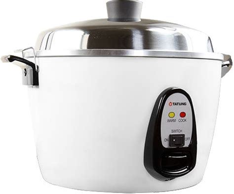 Tatung TAC-10G(SF) 10-Cup Rice Cooker & Steamer, White