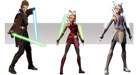 Anakin Skywalker (EP II) vs Ahsoka Tano (Clone Wars/Rebels) - Battles ...