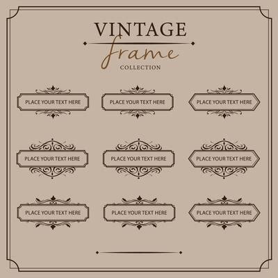 Vintage Sign Border Vector Art, Icons, and Graphics for Free Download