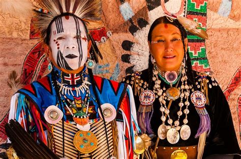 Zuni man and Northern Cheyenne woman Indian Pueblo Culture Center, Albuquerque, New Mex ...