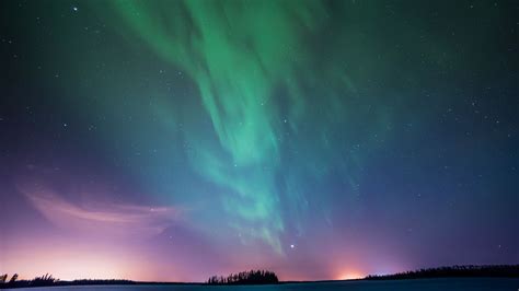 Download wallpaper 2560x1440 northern lights, aurora borealis, aurora, sky, night, landscape ...