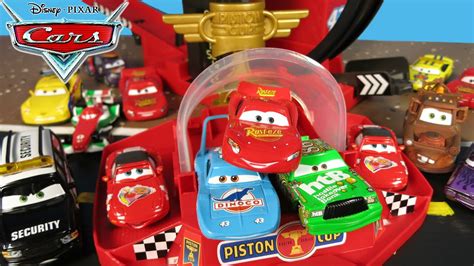 Mattel Disney Cars Finish Line Lightning McQueen Piston Cup Rust-eze ...