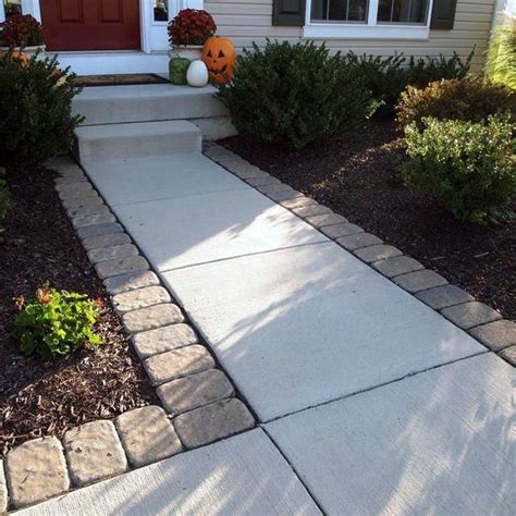 Top 60 Best Concrete Walkway Ideas - Outdoor Path Designs