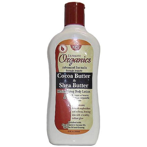 Shop online ultimate organics cocoa butter shea butter moisturizing body lotion 355ml