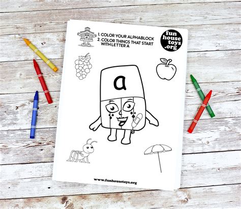 Alphablocks Worksheets Learn Letter Sounds | Etsy