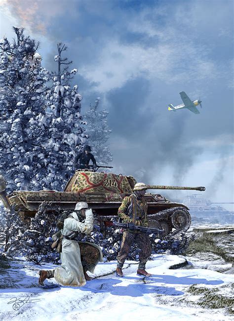 Battle of the Bulge V2 Digital Art by Kurt Miller - Pixels