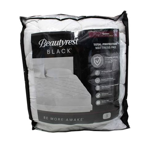 Beautyrest Black Total Protection Mattress Pad Queen - Walmart.com - Walmart.com