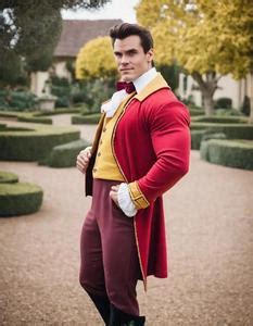 Disney Gaston Costume Fancy Dress. Face Swap. Insert Your Face ID:895683