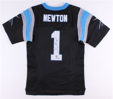 Cam Newton Signed Panthers Jersey (Beckett COA & Newton Hologram ...