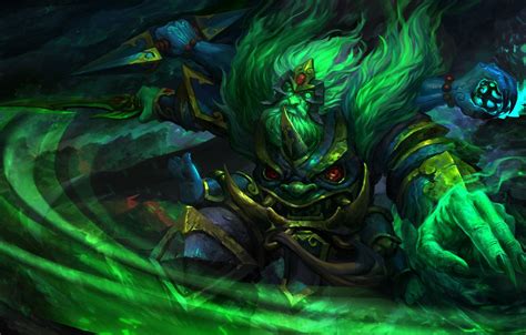 Wallpaper weapons, beauty, art, claws, green, Dota 2, Ostarion, Wraith ...