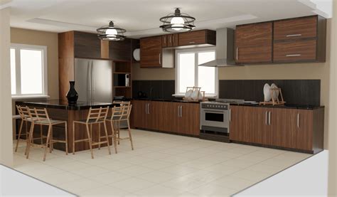 Modern Kitchen Free 3D Model - .max - Free3D