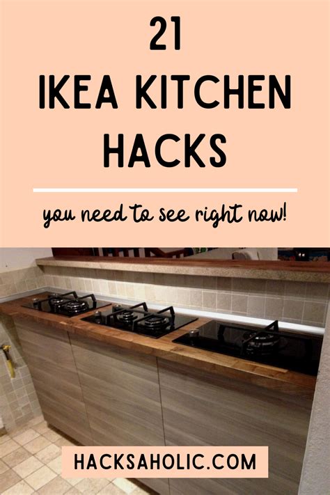These Ikea kitchen hacks will help you create a kitchen that is stylish and functional. # ...