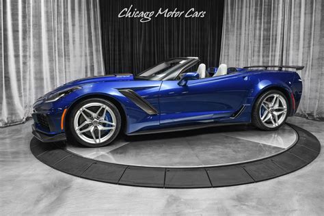 Used 2019 Chevrolet Corvette ZR1 3ZR Convertible Extremely Rare Color ...