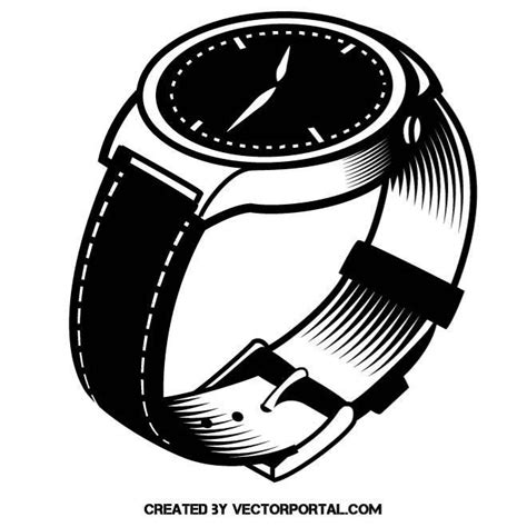 WRISTWATCH VECTOR IMAGE | Wrist watch, Vector, Vector images