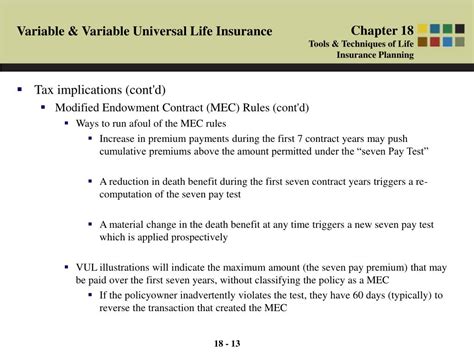 PPT - Variable & Variable Universal Life Insurance PowerPoint Presentation - ID:6777643