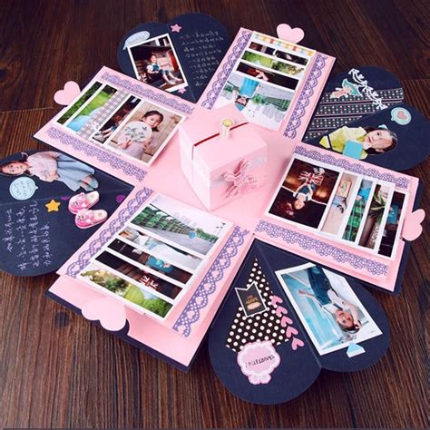 DIY Surprise Gift Box | Creative diy gifts, Album diy, Surprise box gift