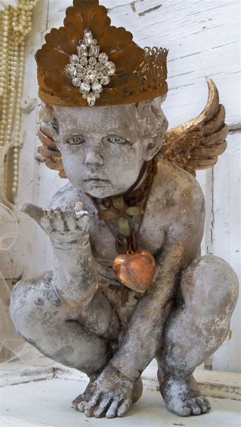 People | Angel decor, Cherub, Angel statues