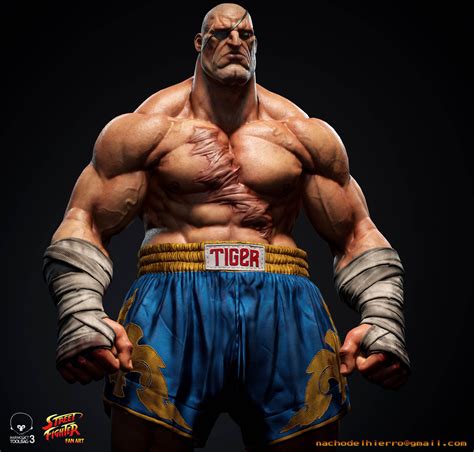 Sagat - Street Fighter — polycount