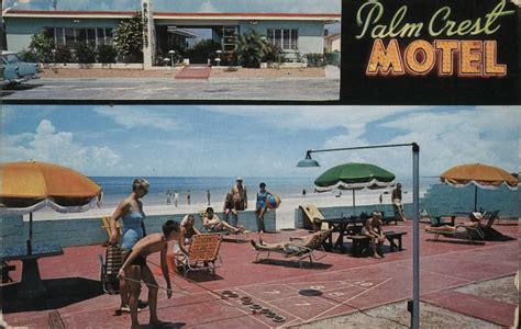 Palm Crest Motel-Apartments St. Petersburg, FL Swenningsen 82 Postcard