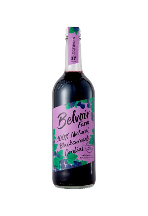 100% Natural Blackcurrant Cordial | Belvoir Farm