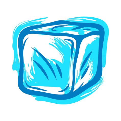 Frozen ice cubes for drinks 553534 Vector Art at Vecteezy