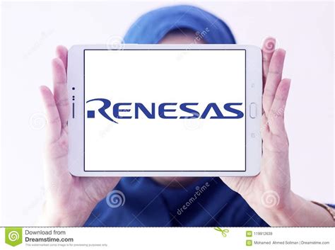 Renesas Electronics Company Logo Editorial Stock Image - Image of assps ...