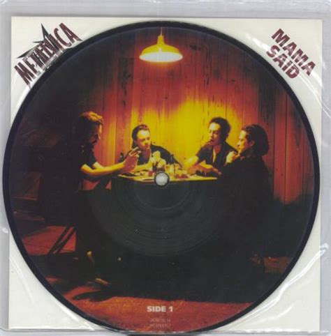 Metallica Mama Said UK 7" vinyl picture disc (7 inch picture disc single) (76732)