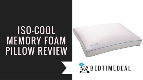 Iso-Cool Memory Foam Pillow Review